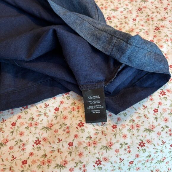 Rebecca Taylor Blue Denim Top - Picture 7 of 8